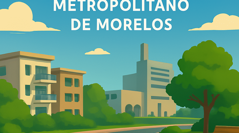Vista metropolitana de Jiutepec con diseño institucional y enfoque migratorio legal