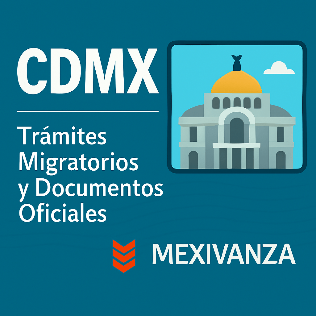 Trámites migratorios en CDMX con Mexivanza — CURP, RFC, residencia, visas y documentos legales